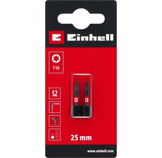 Wemekamp Bits - Schroefbit torsion 25 mm T10 S2 (2 st.)