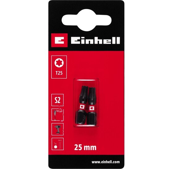 Wemekamp Bits - Schroefbit torsion 25 mm T25 S2 (2 st.)
