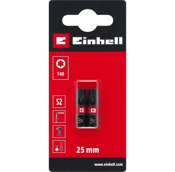 Wemekamp Bits - Schroefbit torsion 25 mm T40 S2 (2 st.)