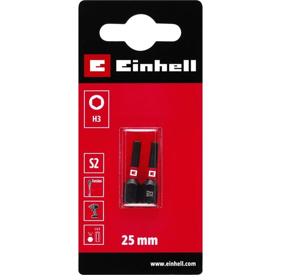 Wemekamp Bits - Schroefbit torsion 25 mm HEX3 S2 (2 st.)