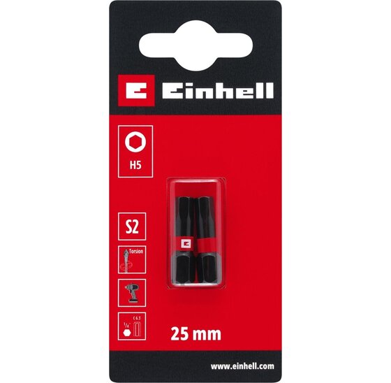 Wemekamp Bits - Schroefbit torsion 25 mm HEX5 S2 (2 st.)