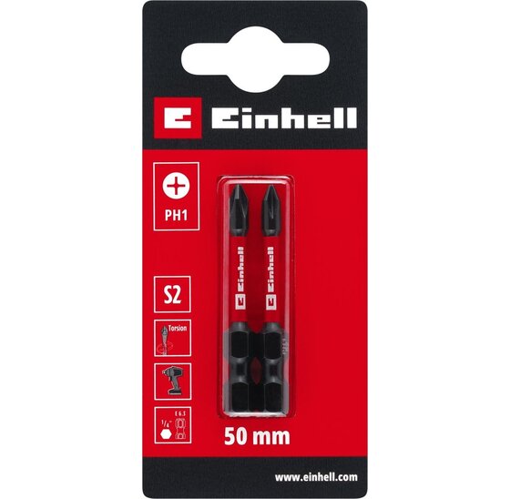 Wemekamp Bits - Schroefbit torsion 50 mm PH1 S2 (2 st.)