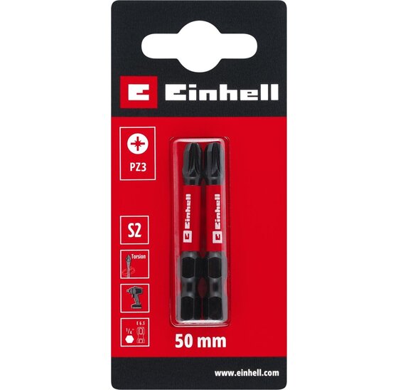 Wemekamp Bits - Schroefbit torsion 50 mm PZ3 S2 (2 st.)