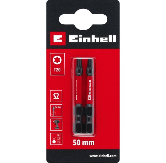 Wemekamp Bits - Schroefbit torsion 50 mm T20 S2 (2 st.)