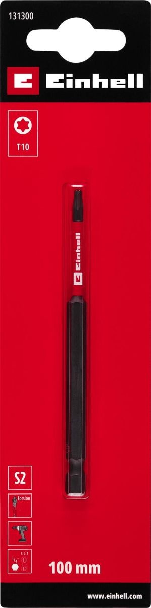 Einhell Schroefbit Torsion 100 mm T10 S2
