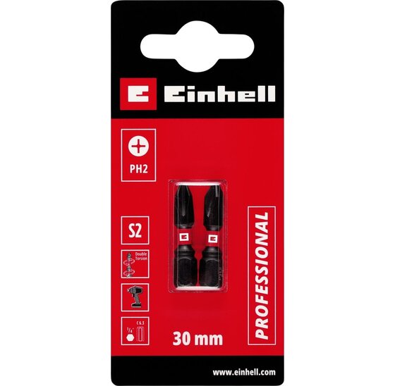 Wemekamp Bits - Schroefbit dubbel torsion 30 mm PH2 S2 (2 st.)