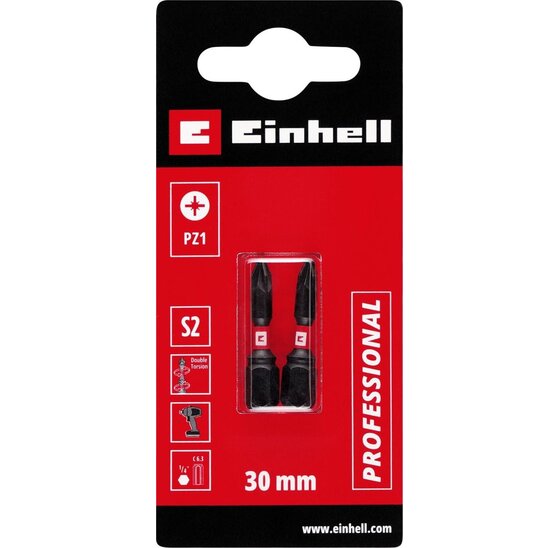 Wemekamp Bits - Schroefbit dubbel torsion 30 mm PZ1 S2 (2 st.)