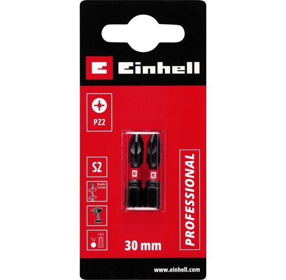 Wemekamp Bits - Schroefbit dubbel torsion 30 mm PZ2 S2 (2 st.)