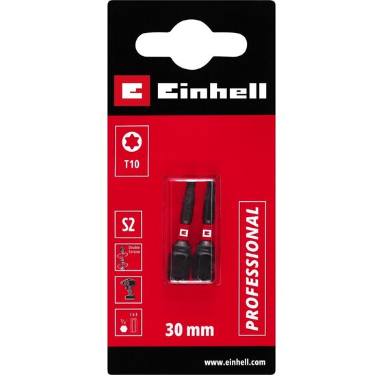 Wemekamp Bits - Schroefbit dubbel torsion 30 mm T10 S2 (2 st.)