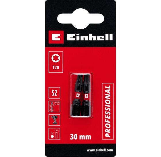 Wemekamp Bits - Schroefbit dubbel torsion 30 mm T20 S2 (2 st.)
