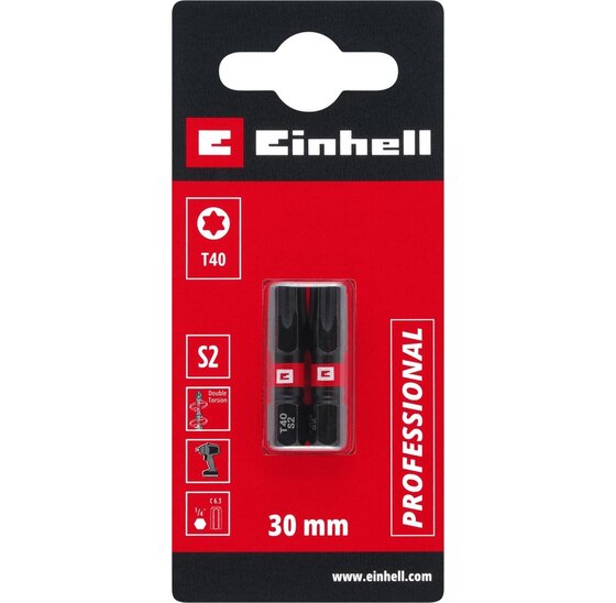 Wemekamp Bits - Schroefbit dubbel torsion 30 mm T40 S2 (2 st.)