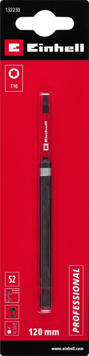 Schroefbit dubbel torsion 120 mm T10 S2 (2 st.)