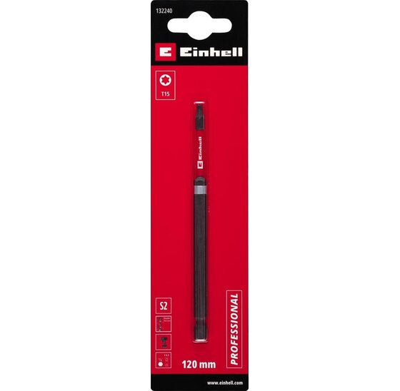 Wemekamp Bits - Schroefbit dubbel torsion 120 mm T15 S2 (2 st.)