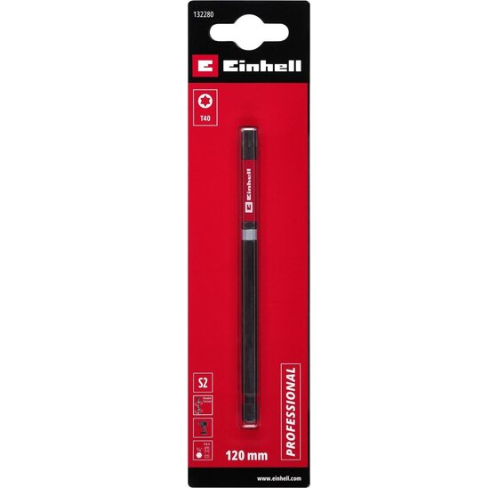 Wemekamp Bits - Schroefbit dubbel torsion 120 mm T40 S2 (2 st.)