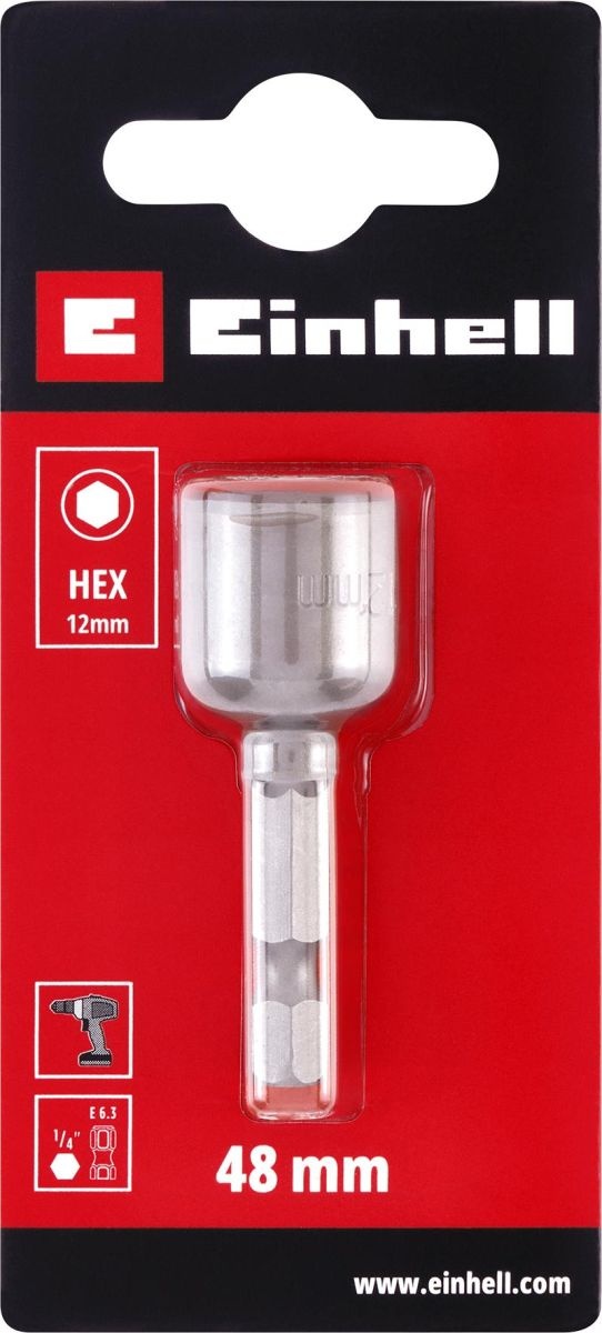 Einhell Bit Dop 12 mm HEX - 48 mm - 1/4 inch