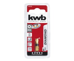 Bits - Bit Diamond 25 mm pozidrive Nr. 3 kaart