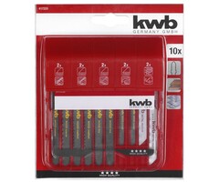 Decoupeerzaagbladen 10-delig - kwb
