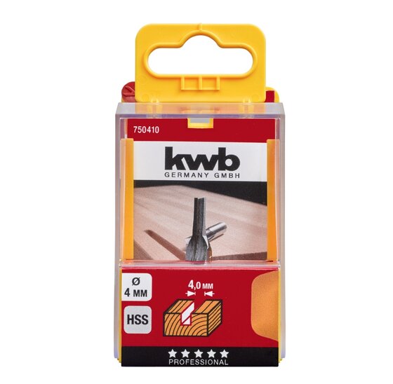 Wemekamp Schaven en frezen - Gleuffrees HSS 4.0 mm blister