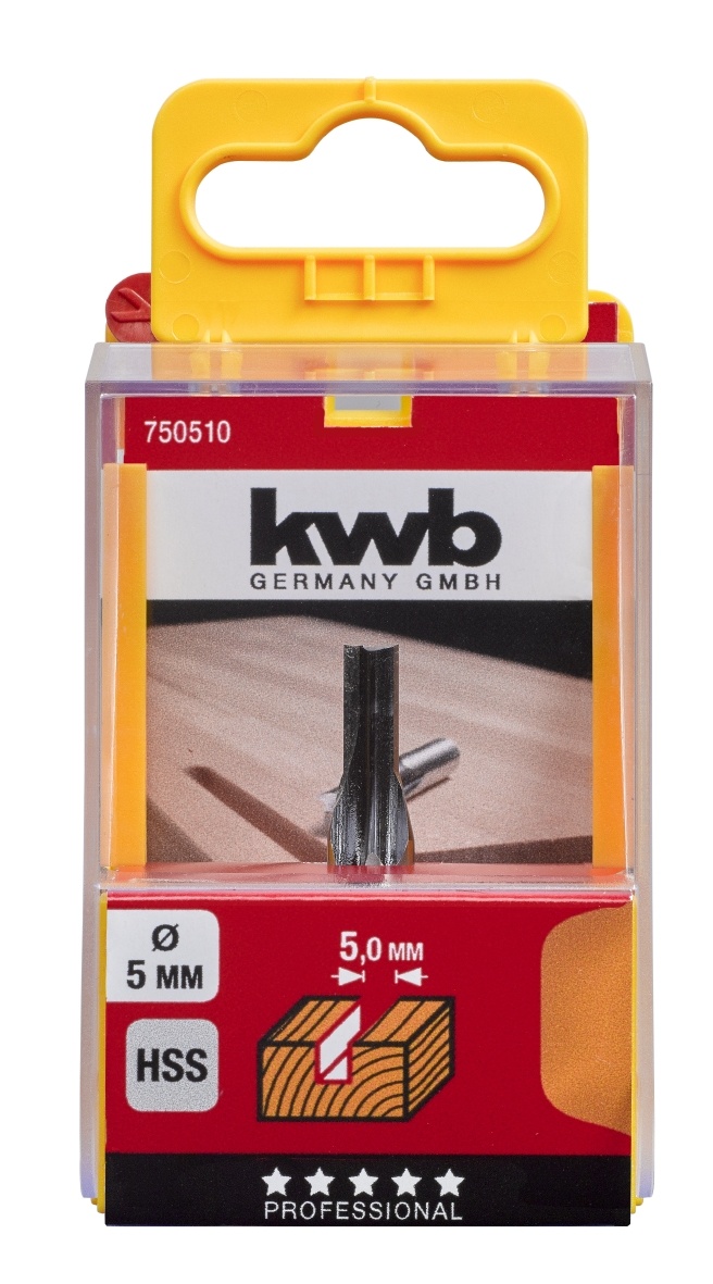 Gleuffrees HSS 5.0 mm blister KWB