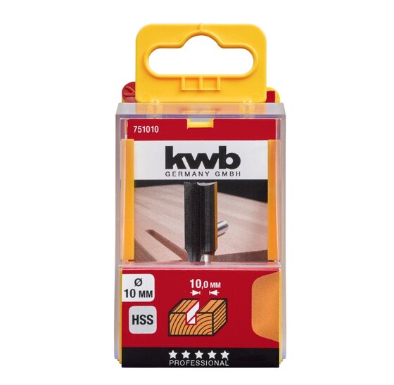 Wemekamp Schaven en frezen - Gleuffrees HSS 10.0 mm blister