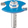 Schaven en frezen - Schijfgleuffrees HM, met klemschacht 2.0 mm blister