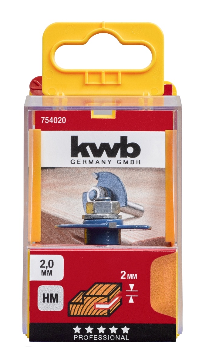 Schijfgleuffrees HM 2.0 mm - Hardmetaal