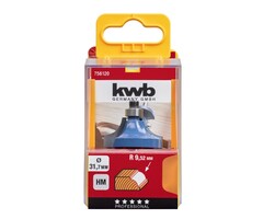 Kwartrondprofielfrees met aanloopkogellager 31,7 mm