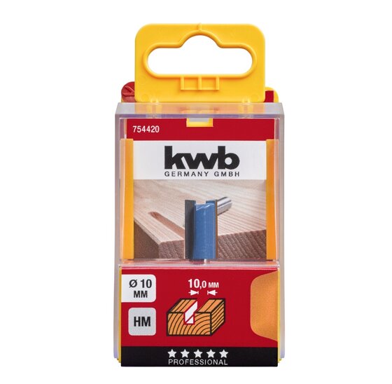 Wemekamp Schaven en frezen - Vingerfrees HM 10.0 mm blister