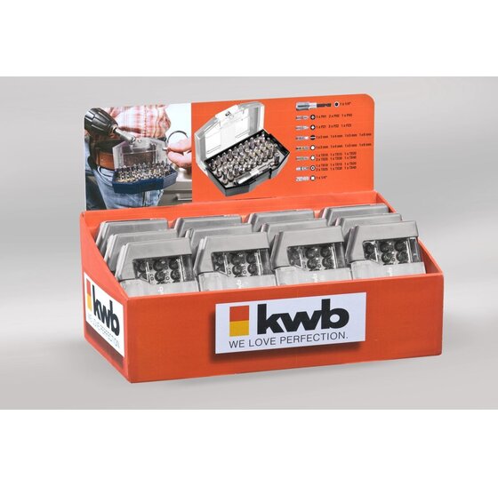 Wemekamp Bits - Bit set met riemclip 32-delig