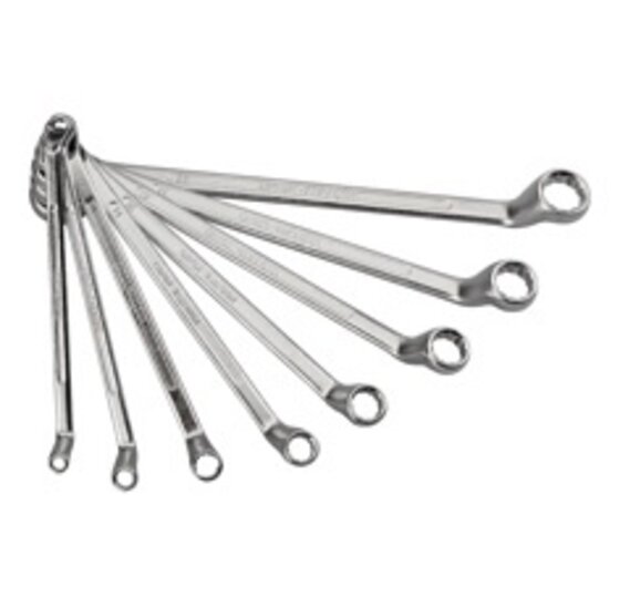 Wemekamp Schroef- en dopsleutels - Ringsleutels-set CV-staal 6-22 MM 8-delig