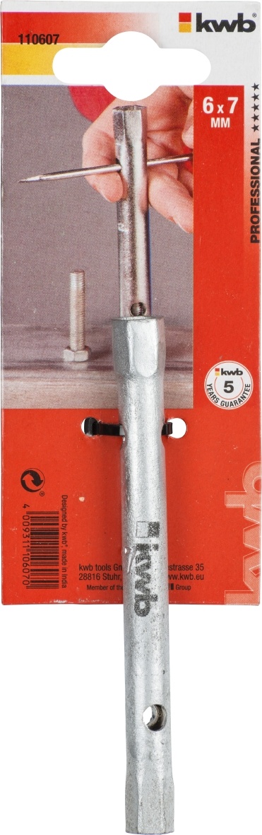 Pijpsleutel 6x7 mm Mat Verchroomd - KWB