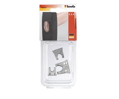 Steelspieën set 3-delig blank staal