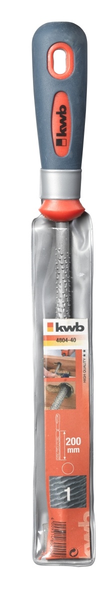 Rasp rond 200 mm met 2-componentengreep