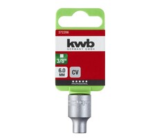 kwb Sleuteldop 3/8'' Chroom-Vanadium | 6-19 mm