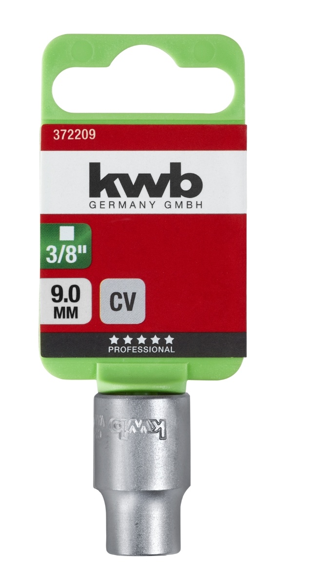 kwb Sleuteldop 3/8'' Chroom-Vanadium | 6-19 mm