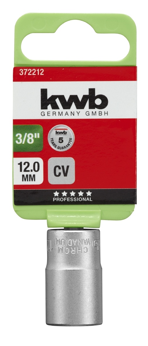 kwb Sleuteldop 3/8'' Chroom-Vanadium | 6-19 mm