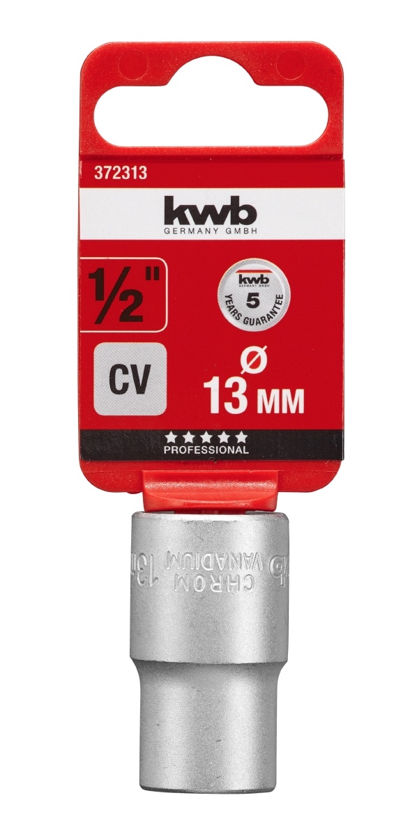 KWB Sleuteldop ½'' Chrome-Vanadium | Professioneel