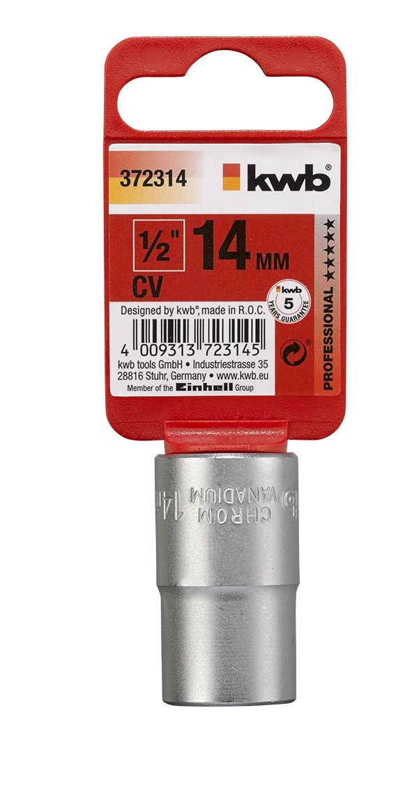KWB Sleuteldop ½'' Chrome-Vanadium | Professioneel