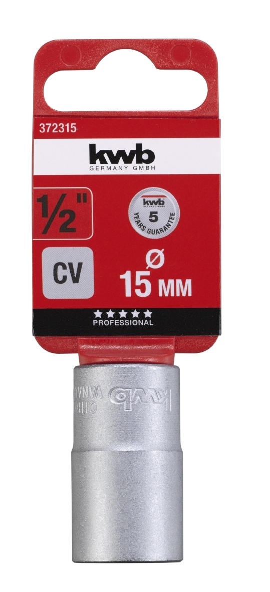 KWB Sleuteldop ½'' Chrome-Vanadium | Professioneel
