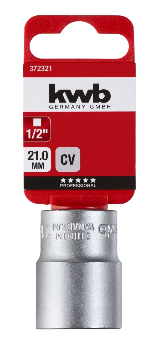 KWB Sleuteldop ½'' Chrome-Vanadium | Professioneel