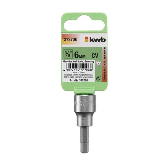 Wemekamp Schroef- en dopsleutels - Bits voor dopsleutel 3/8‘‘