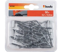 Popnagels 3,2x12,0 mm - 50 stuks