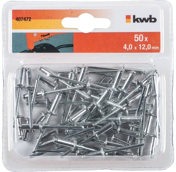 Wemekamp Tangen - Popnagels 4,0x12,0 mm 50 st.