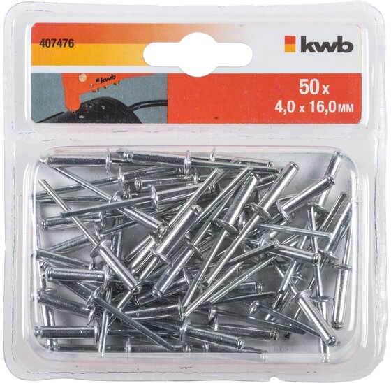 Wemekamp Tangen - Popnagels 4,0x16,0 mm 50 st.