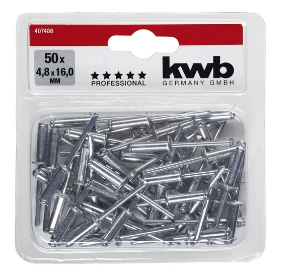 Wemekamp Tangen - Popnagels 4,8x16,0 mm 50 st.
