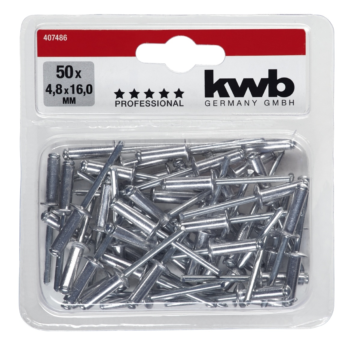 Popnagels 4,8x16,0 mm - 50 stuks