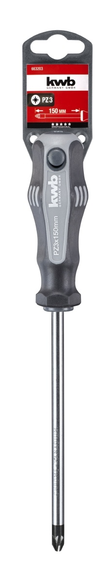 Schroevendraaier CV-staal PZ Nr. 3x150 DUO-Line