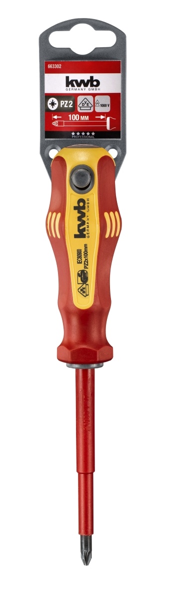 VDE-schroevendraaier geïsoleerd PZ - KWB