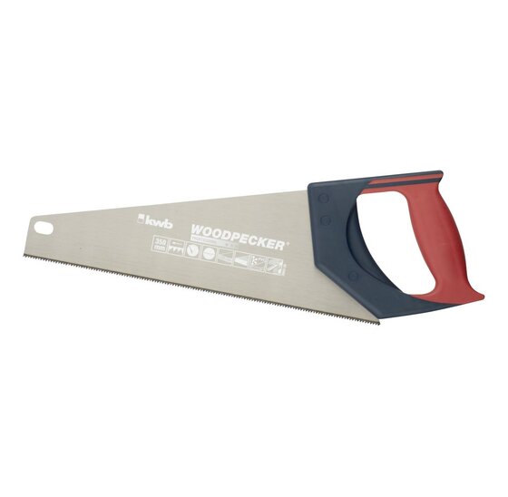 Wemekamp Handzagen en messen - Woodpecker® Handzaag, tandpunten gehard, 350 MM