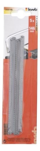 Juniorzaagblad metaal 146 mm 5 stuks